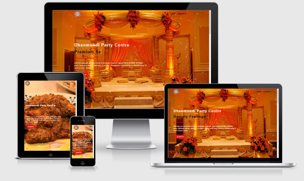 Corporate Website- Dhanmondi Party Center